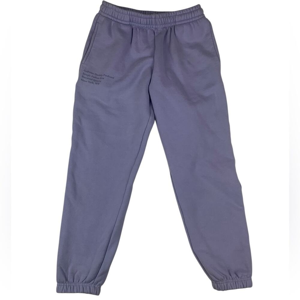 Barstool sports size small call her daddy podcast purple sweats lavender